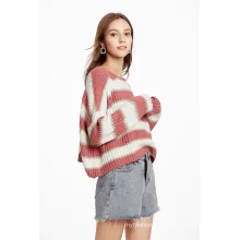 Fashion Mens Stylish Plain Pullover Striped Sweater